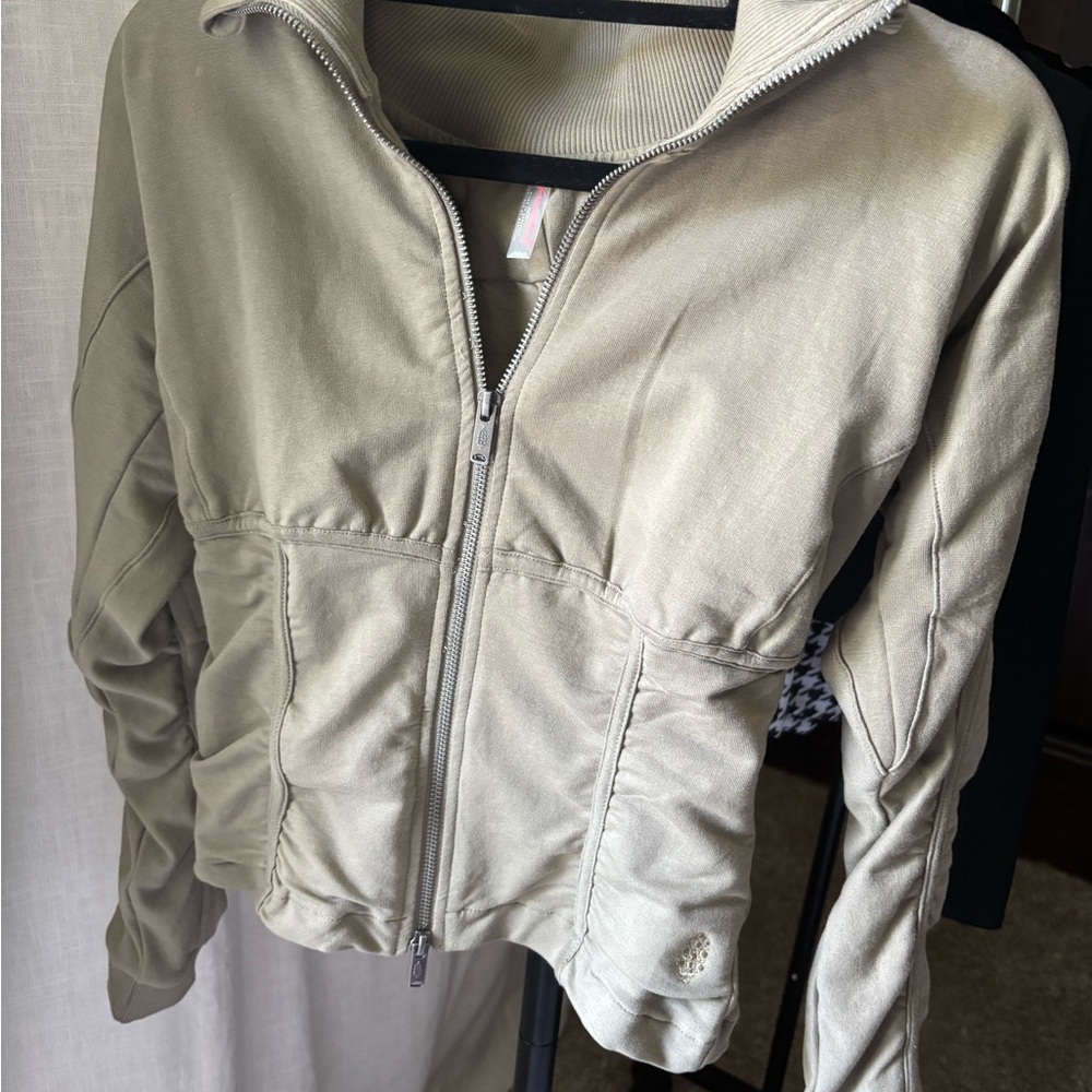 Free People Movement olive jacket